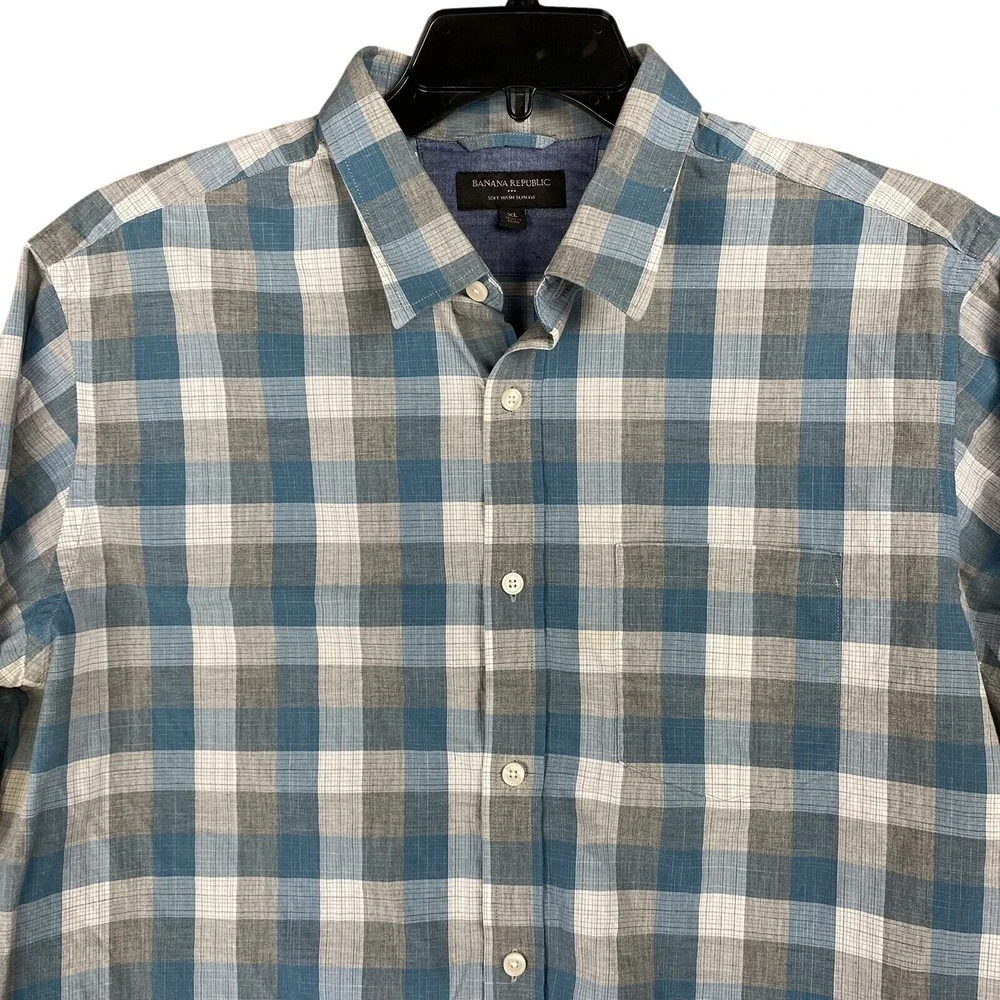 Banana Republic Shirt Mens‎ XL Slim Button Up Classic Tailored Modern Essential
